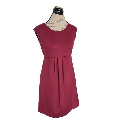 Old Navy Womens Dress Maternity  Size XS  Sleeveless Textured Pleated Knit Short - Picture 2 of 10